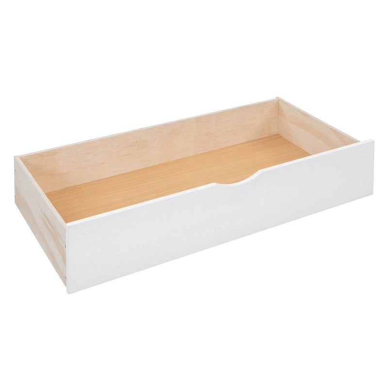 Full Wood Daybed with Cabinets, Shelves and 2 Storage Drawers