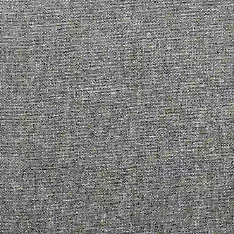 Lit double rembourré avec tête de lit capitonnée, gris fumée