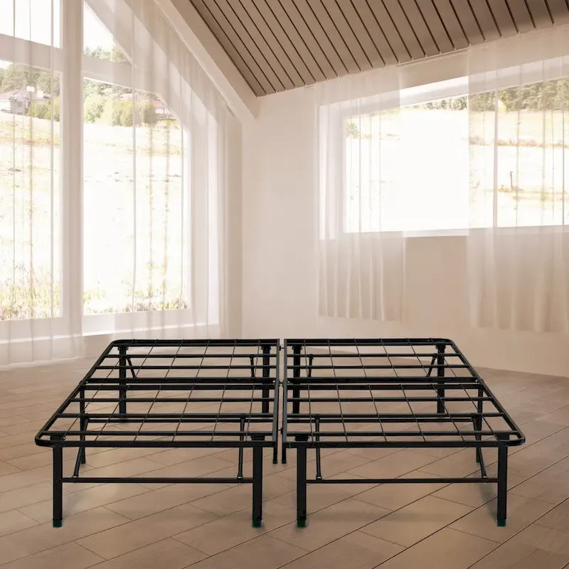 Stahl-Plattformbettrahmen in King, 14 Zoll