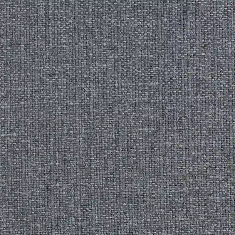 Poltrona decorativa imbottita in lino con braccioli curvi